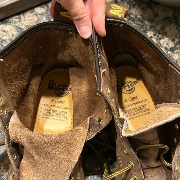 Vintage Dr Martens 1460 Boots 8 Eye Brown 6 UK 8 US Y2K - Picture 10 of 10